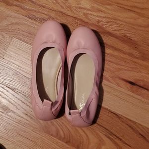 Pink ballet flats
